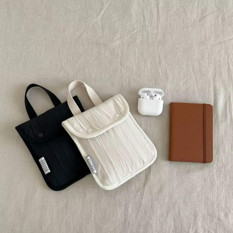 Mini sac matelassé en nylon minimaliste