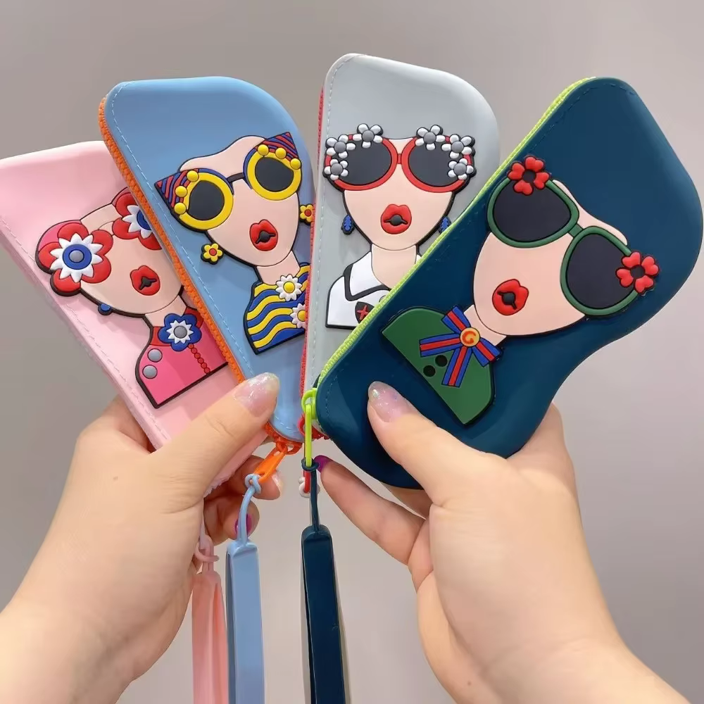 Sac à lunettes en silicone