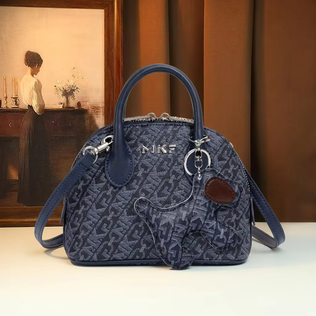 Sac Dôme Monogramme Vintage avec Breloque Poney