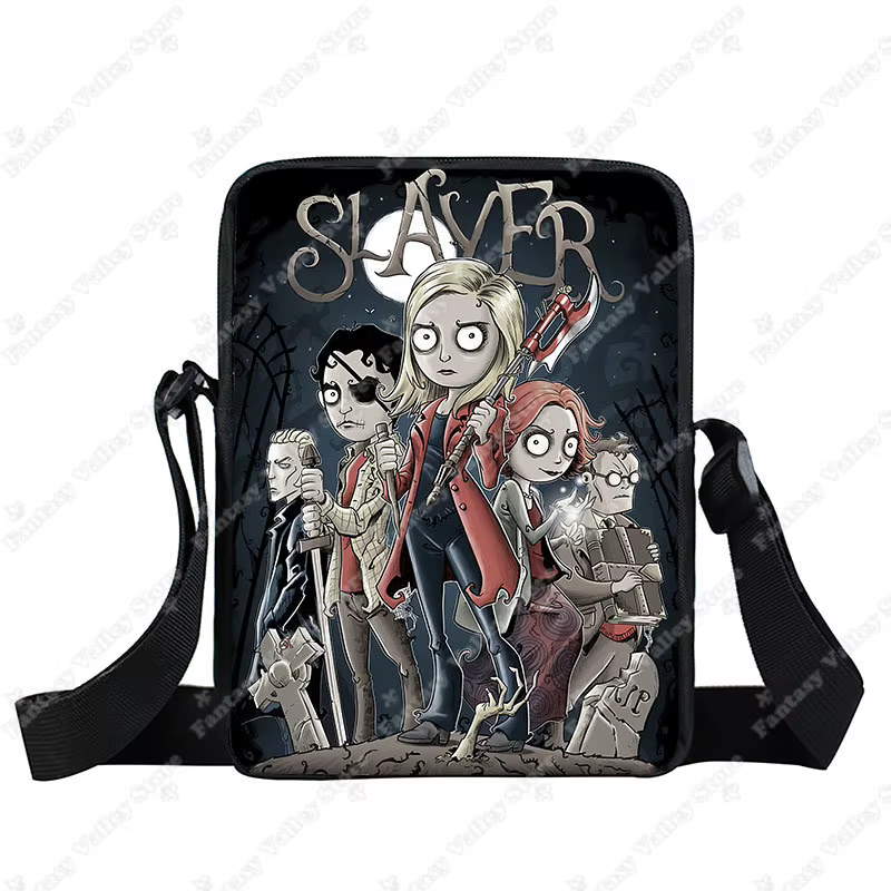 Grr Argh Buffy sac de messager le tueur de vampires sacs à bandoulière femmes sacs à main sacs à bandoulière décontractés pour voyage Bookbag cadeau