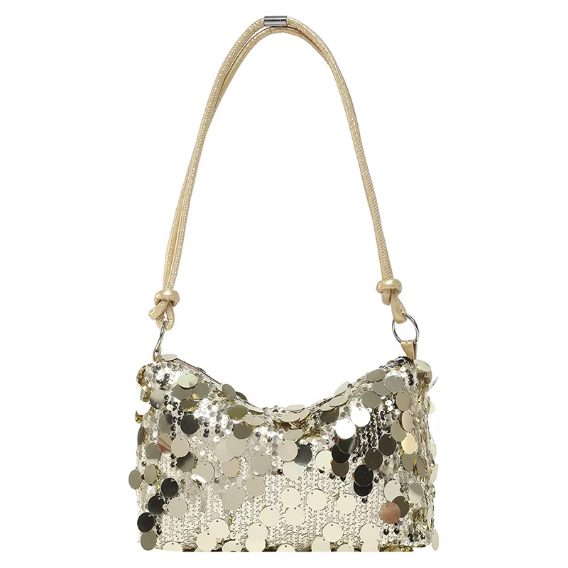 Nouveau Sac à Bandoulière Scintillant pour Femme 2026 – Pochette de Soirée Élégante et Brillante pour Fête