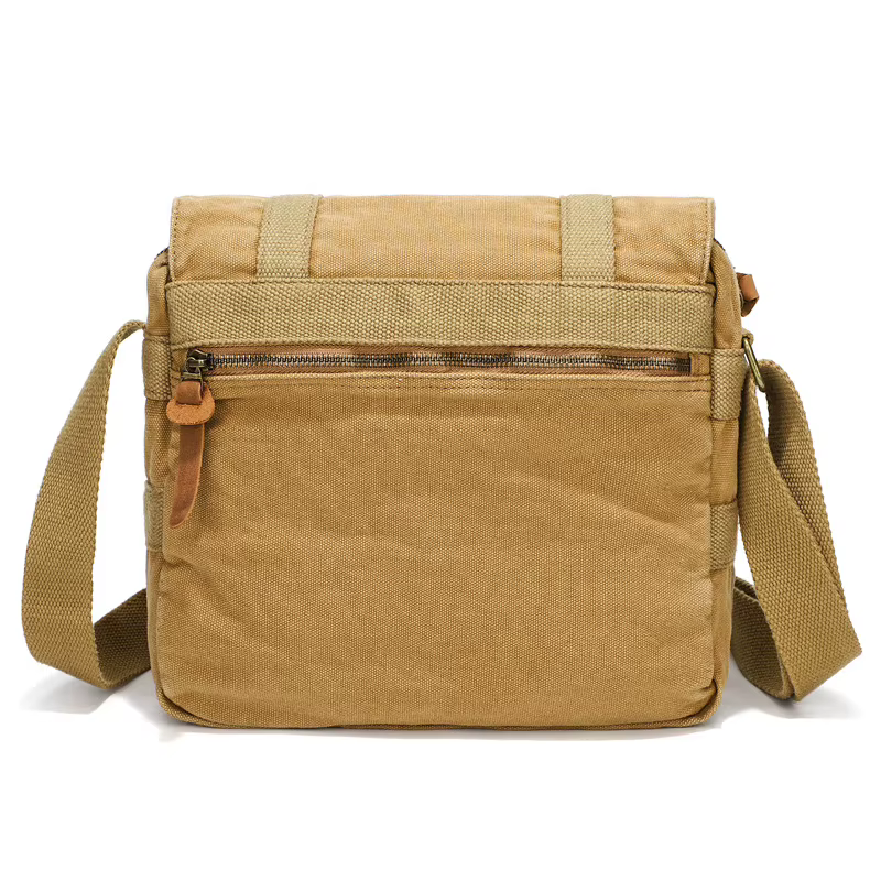 Sac à bandoulière en toile rétro européen et américain