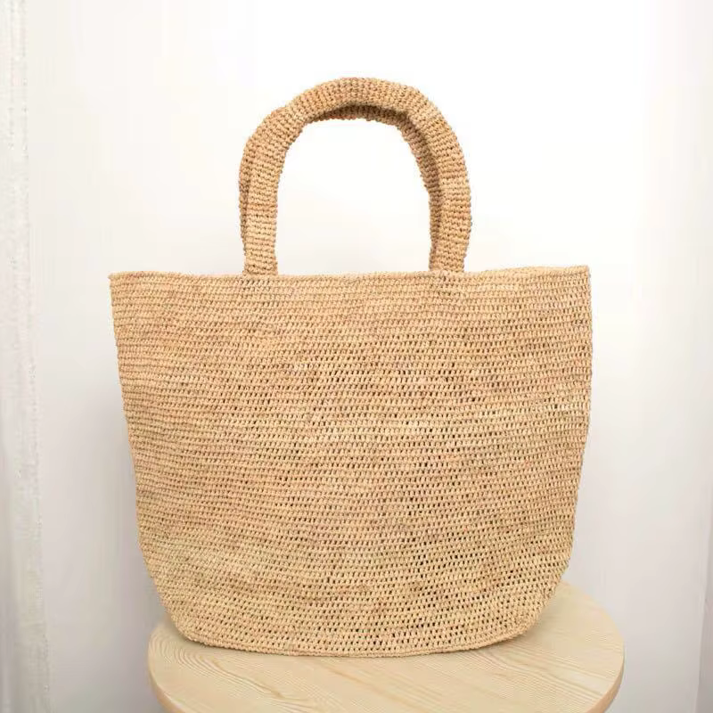Lafite-Sac à Main Carré en Paille pour Femme
