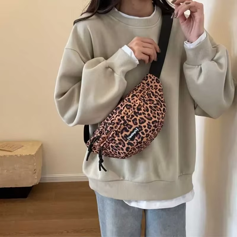 Vintage léopard imprimé Fanny Packs pour femmes mode zèbre rayure taille sac Portable femme