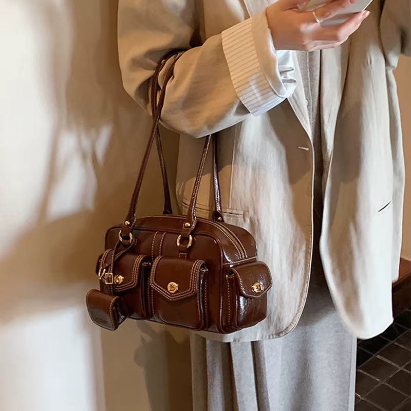 Sacs Boston de luxe, nouveaux sacs à main pour femmes