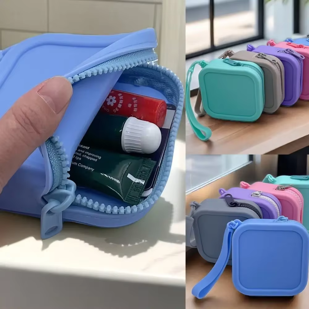 Portefeuille de rangement Vintage en Silicone