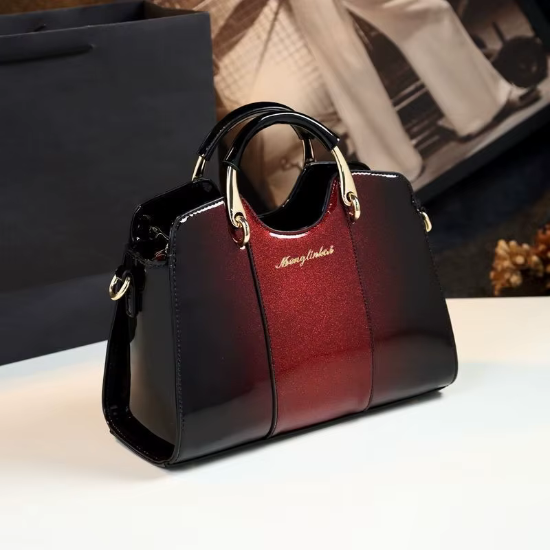 Nouveau Sac à Main Femme en Cuir Verni Tendance 2026