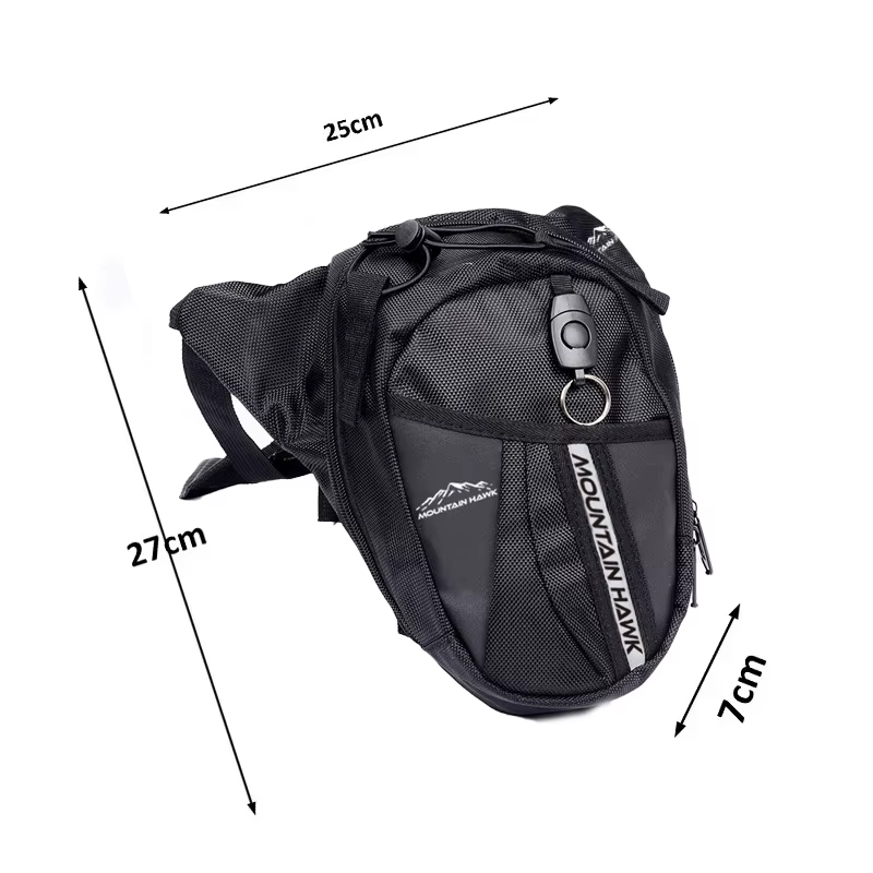 Sac de taille décontracté en plein air Fanny Pack Moto & Biker sac à dos multifonction