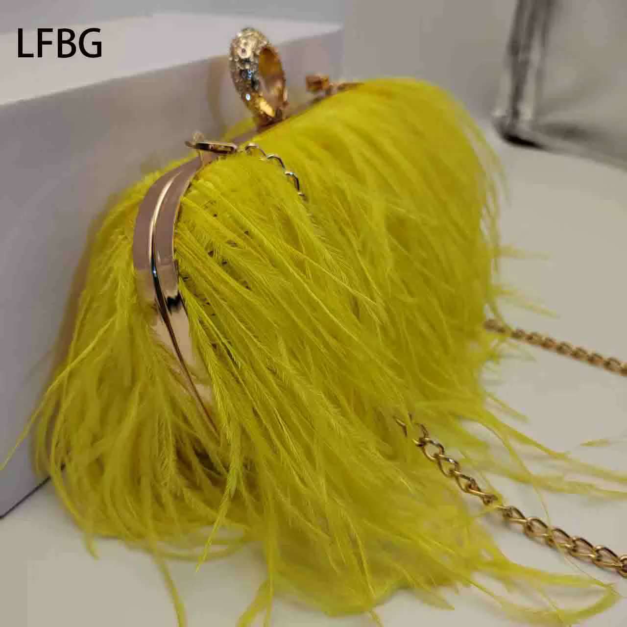2025 pochette jaune sac à main de mariage