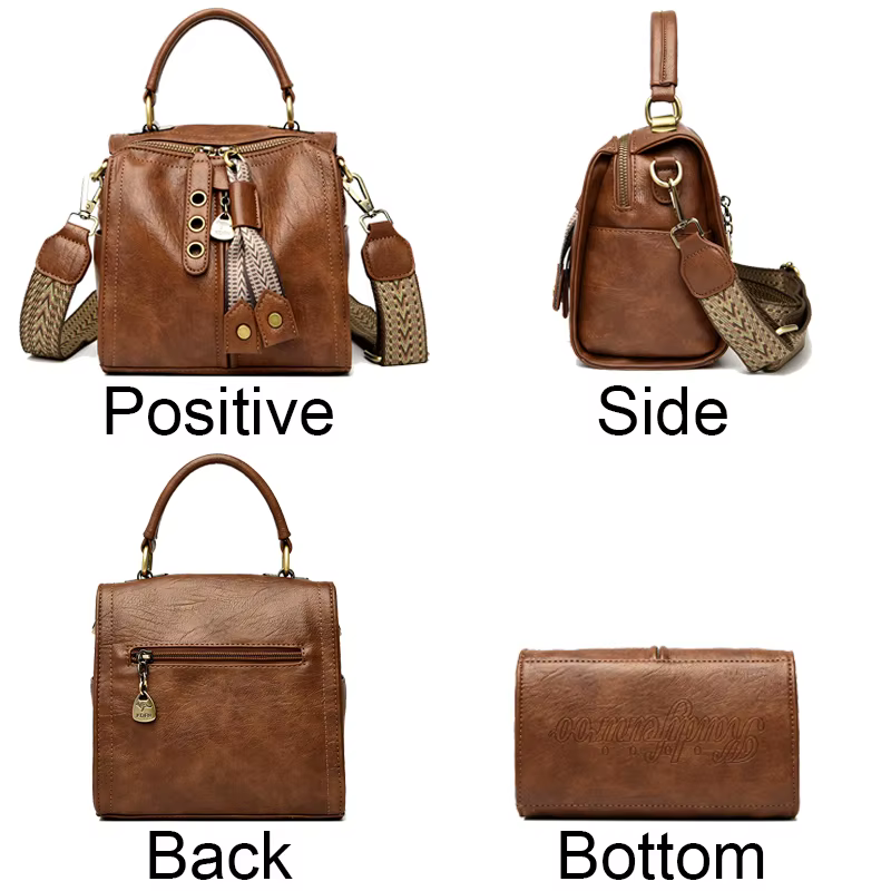 Sac à Main en Cuir de Vache group pour Femme