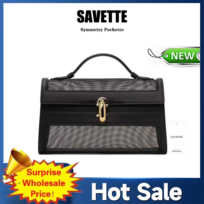 Sac à main SAVETTE en cuir véritable