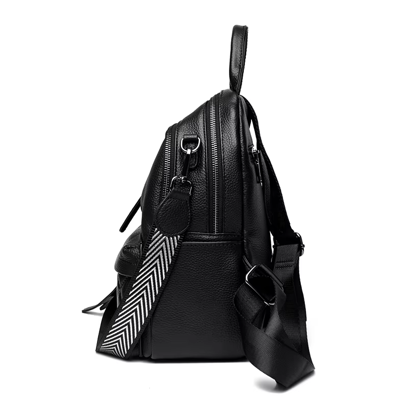 Sac à dos en cuir de vachette tendance