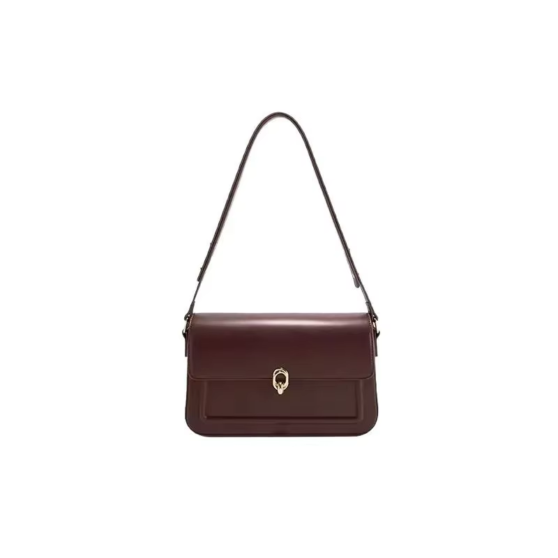 Sac à main de mariée rouge rétro de haute qualité