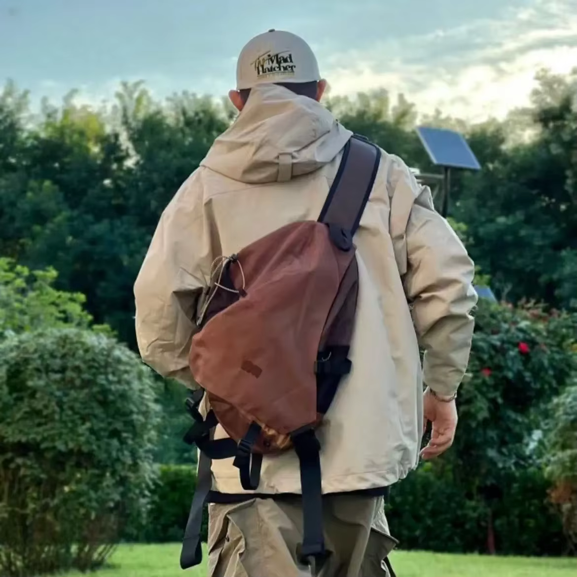 Sac à bandoulière en nylon léger portable
