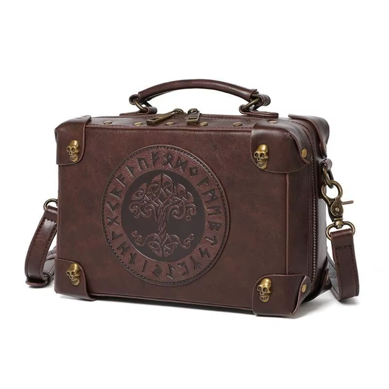 39BB – messager en Pu, porte-documents Vintage