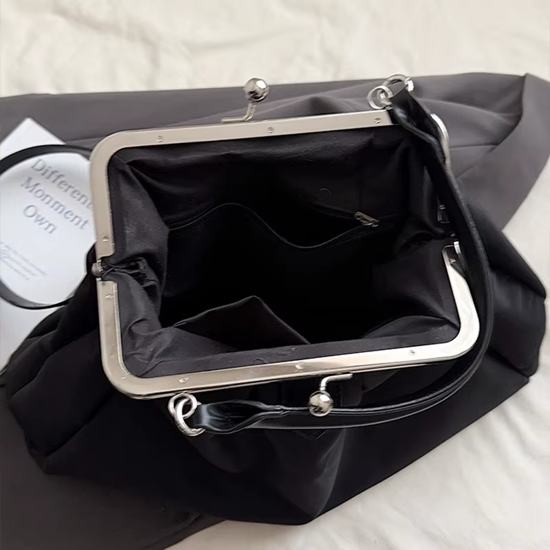 Sac à bandoulière plissé pour femme