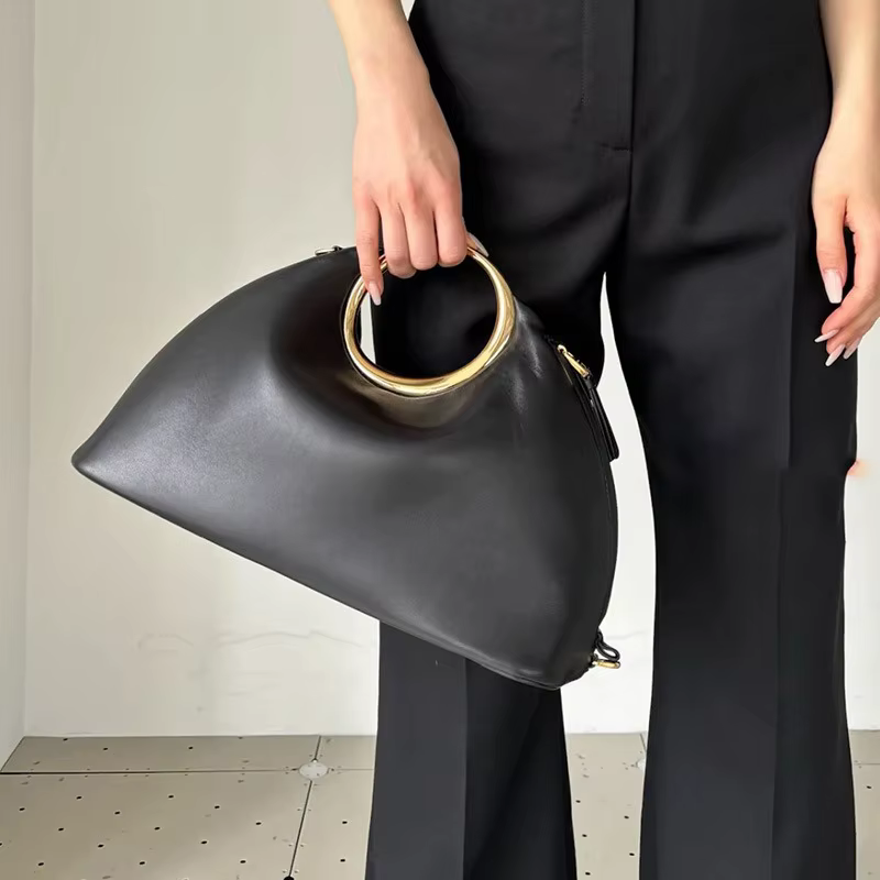 Mode Vintage anneau rond poignée marque sacs en cuir PU fourre-tout sac à bandoulière design sac à main de luxe sac