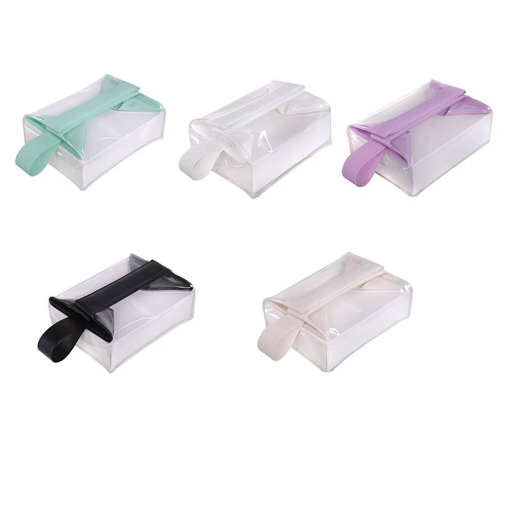 Sacs de toilette transparents à fermeture magnétique