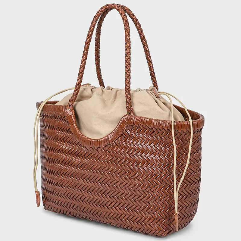 Sac fourre-tout pour femme tissé à la main en France