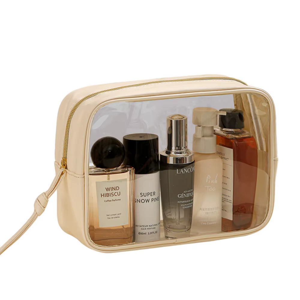 Sac de maquillage Transparent en PVC