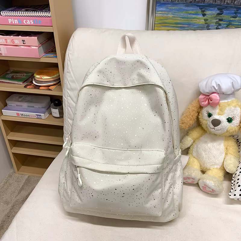 Solide Bling étudiant sac à dos sac étanche adolescent Bookbag Nylon fille sac à dos mode femmes Kawaii sac lycée cartable