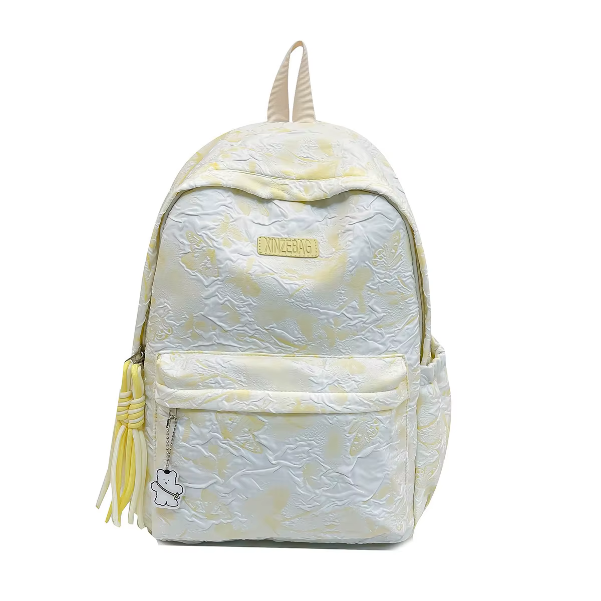 Mode décontracté doux polyvalent sac à dos pour les filles étudiants Niche grande capacité en plein air Double sacs à