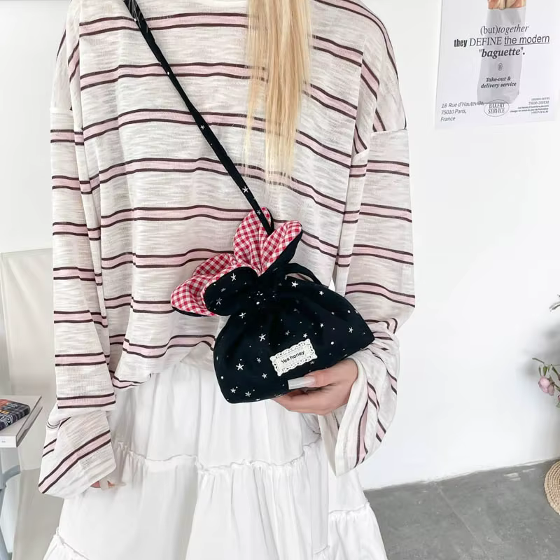 Pochette Téléphone Femme Rétro à Motif Floral Sacs à Bandoulière Petits