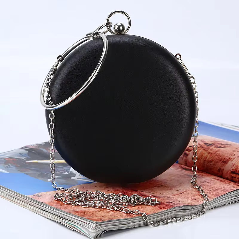 Sac de soirée rond fait main