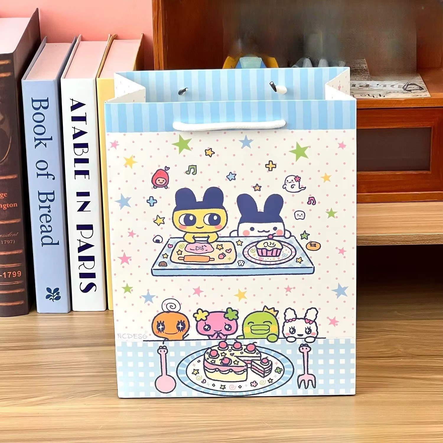 Sac cadeau Tamagotchi, sac fourre-tout en carton rigide épaissi