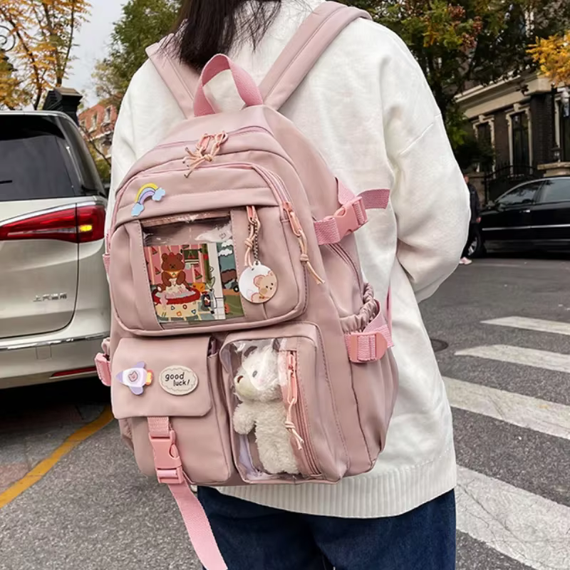 Sac à dos de style japonais pour filles