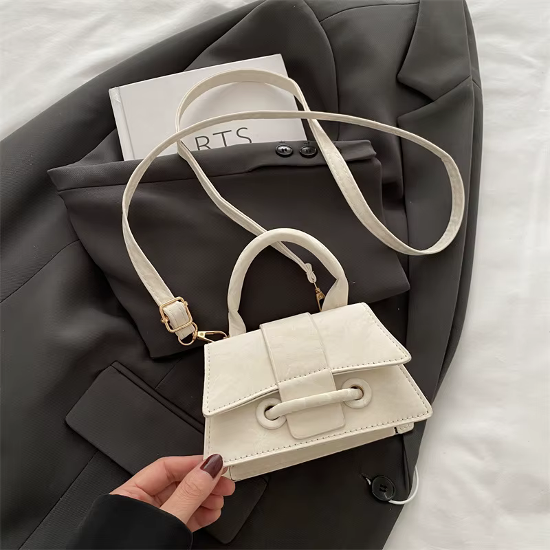 Nouveau sac bandoulière carré chic de style français pour femmes
