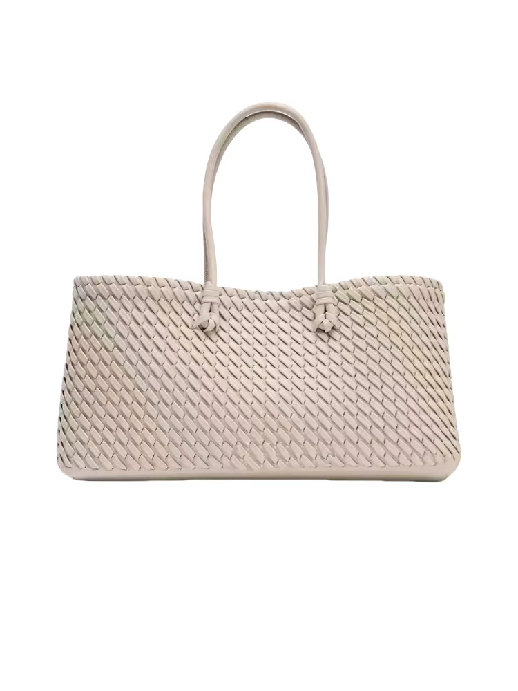 Sacs à main de luxe tissés en cuir végétalien pour femmes