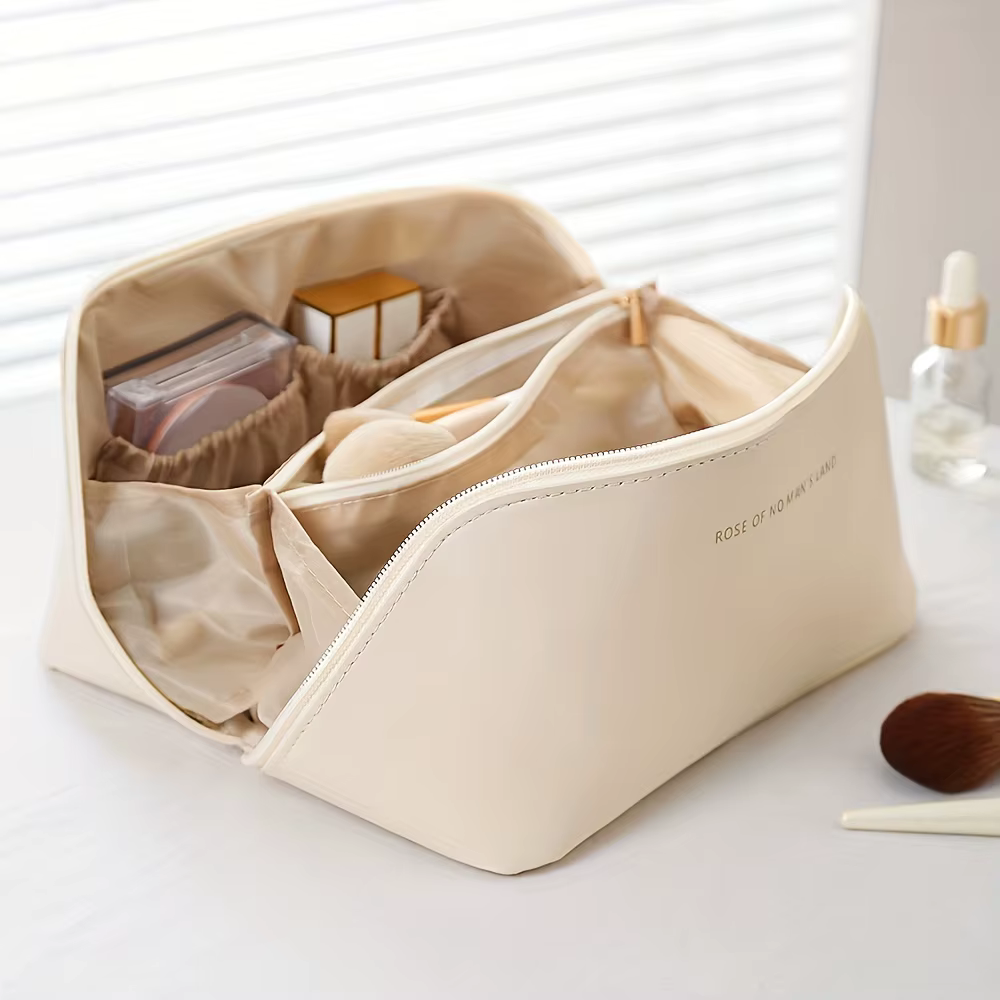 Organisateur de maquillage trousse de toilette féminine sac
