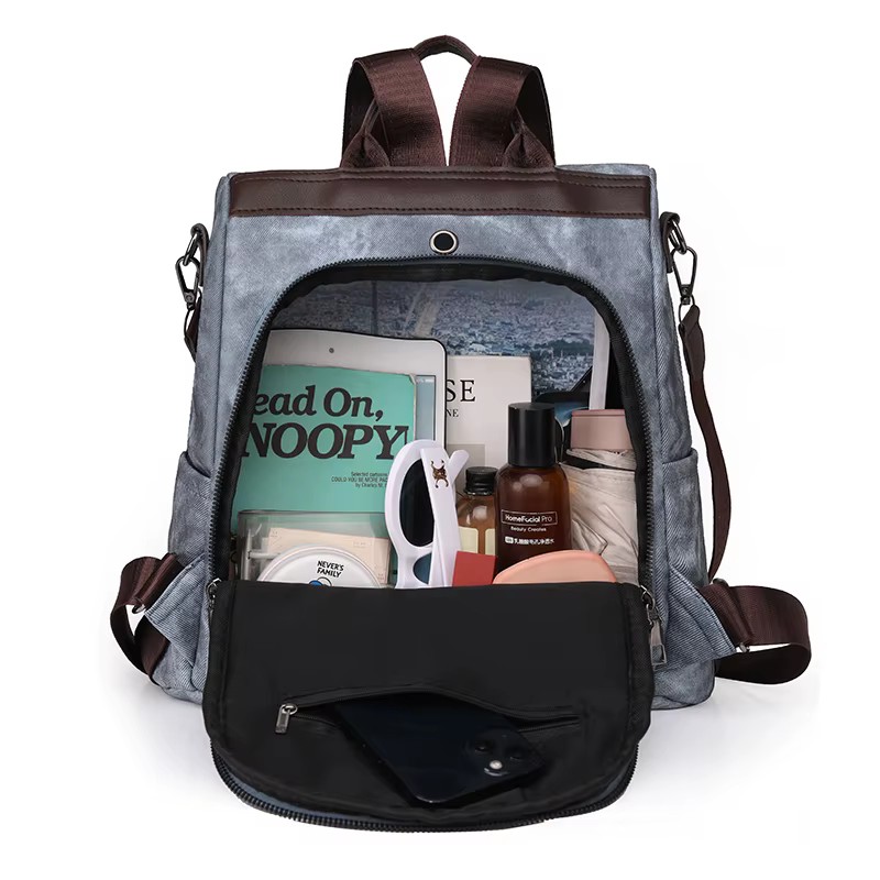 Mode Anti-vol sac à dos femme haute qualité en cuir sac à dos femmes sacs à bandoulière concepteur dames léger voyage sac à dos