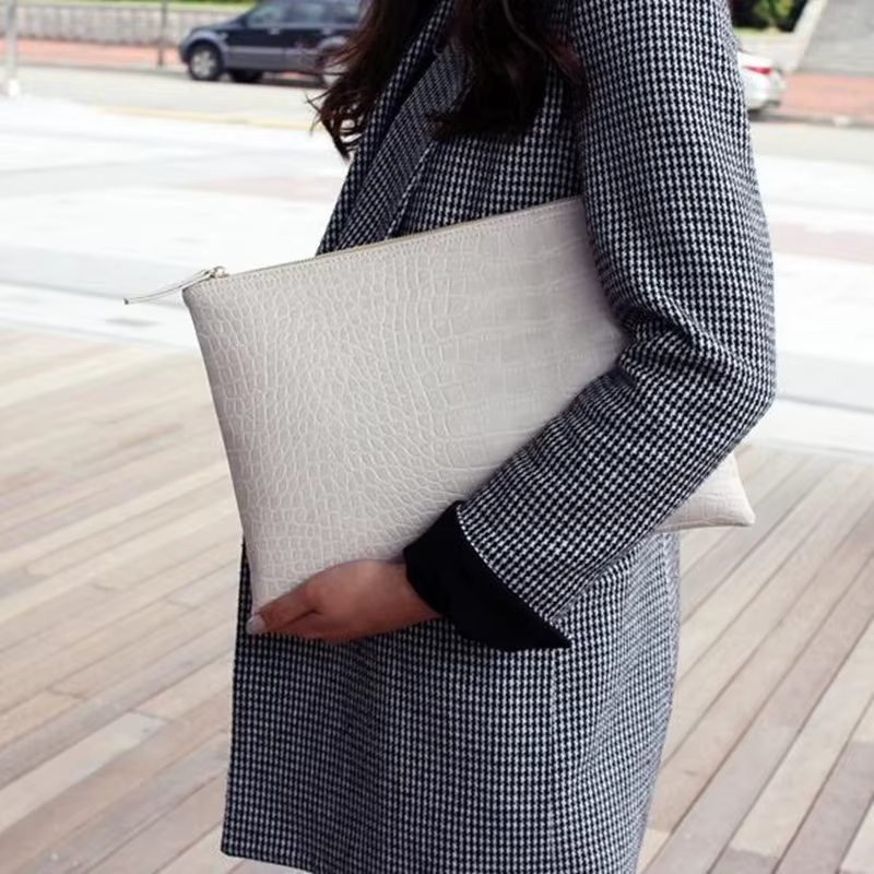 Sac à main et porte-monnaie en cuir PU souple pour femmes