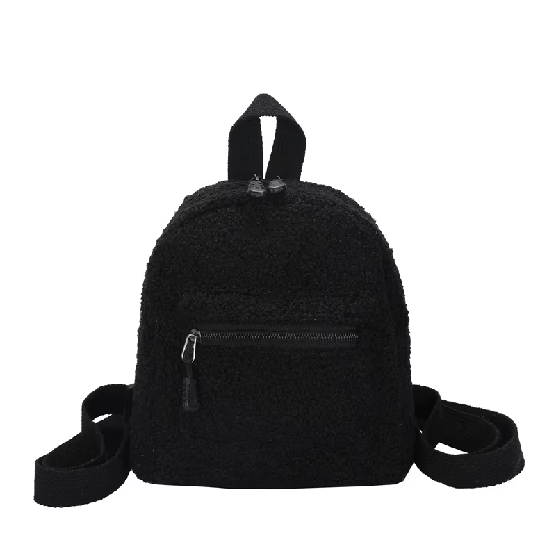 Nouvelle mode femmes Mini sac à dos couleur unie velours côtelé petits sacs à dos Simple décontracté étudiant Bookbags