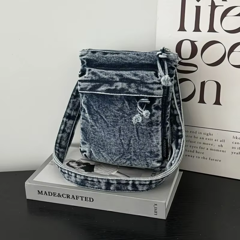 Denim Super populaire Niche solide couture sacs à bandoulière pour les femmes en vente 2026 haute qualité unique doux