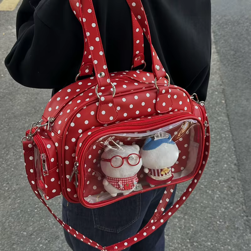 Sac à bandoulière multi-poches Y2K élégant et simple