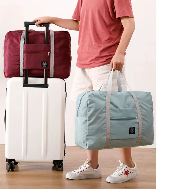 Sac de voyage pliable à la mode : sac à main de grande capacité et résistant aux éclaboussures pour fitness et voyages de vacances unisexes