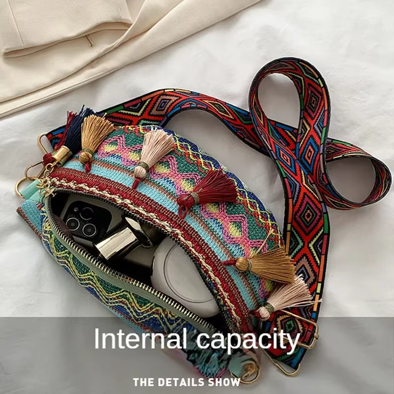 Sacs de taille de Style folklorique pour femmes avec sangle réglable