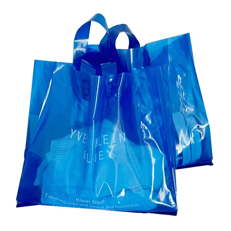 Sac en plastique perpétuel coloré avec poignée