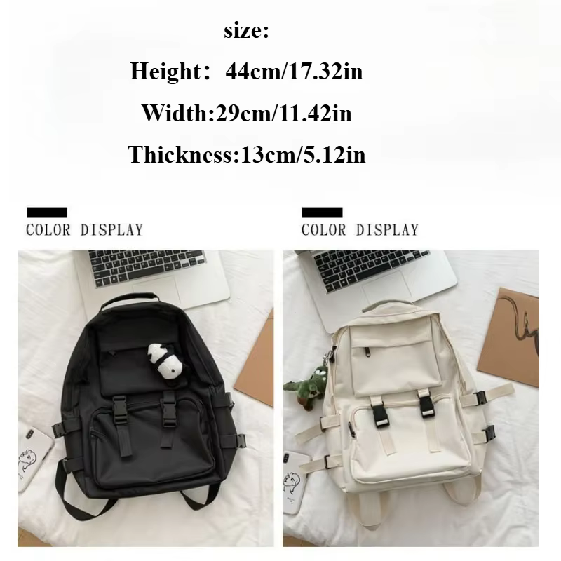 Nouveau sens de haut de gamme du cartable femme lycée campus grande capacité sac à dos travail vent sac à bandoulière mâle ins sac