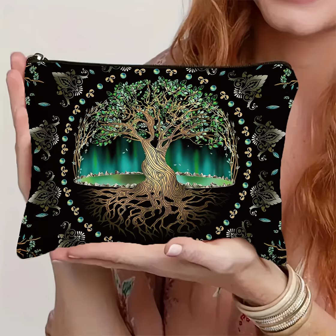 Trousse de maquillage arbre de vie magique