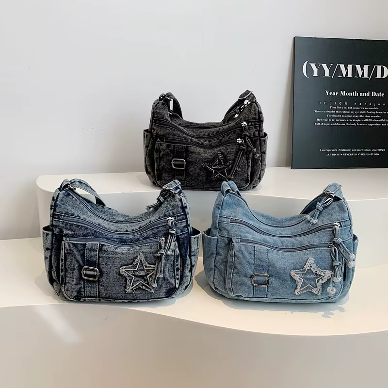 Sac en denim Durable pour femmes