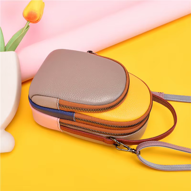 Rangement en cuir pour téléphone portable