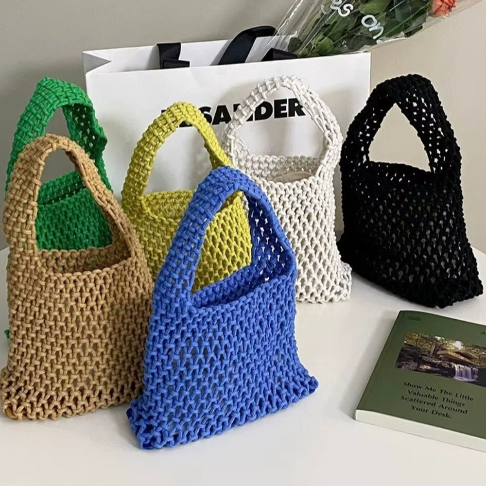 Nouveaux sacs fourre-tout d'été tissés à la main
