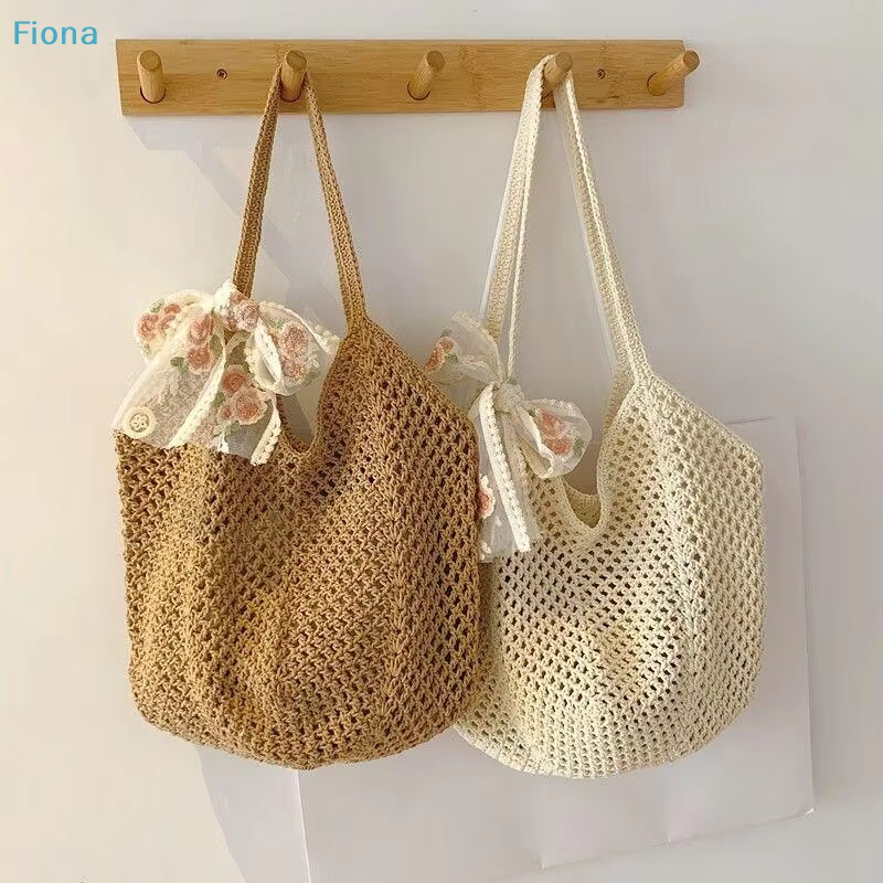 ✔ Sac tissé grande capacité pour femme