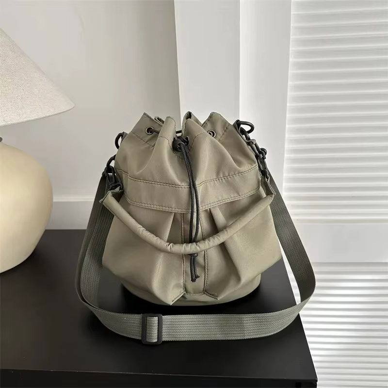 Sac seau minimaliste Oxford grande capacité avec fermeture à cordon