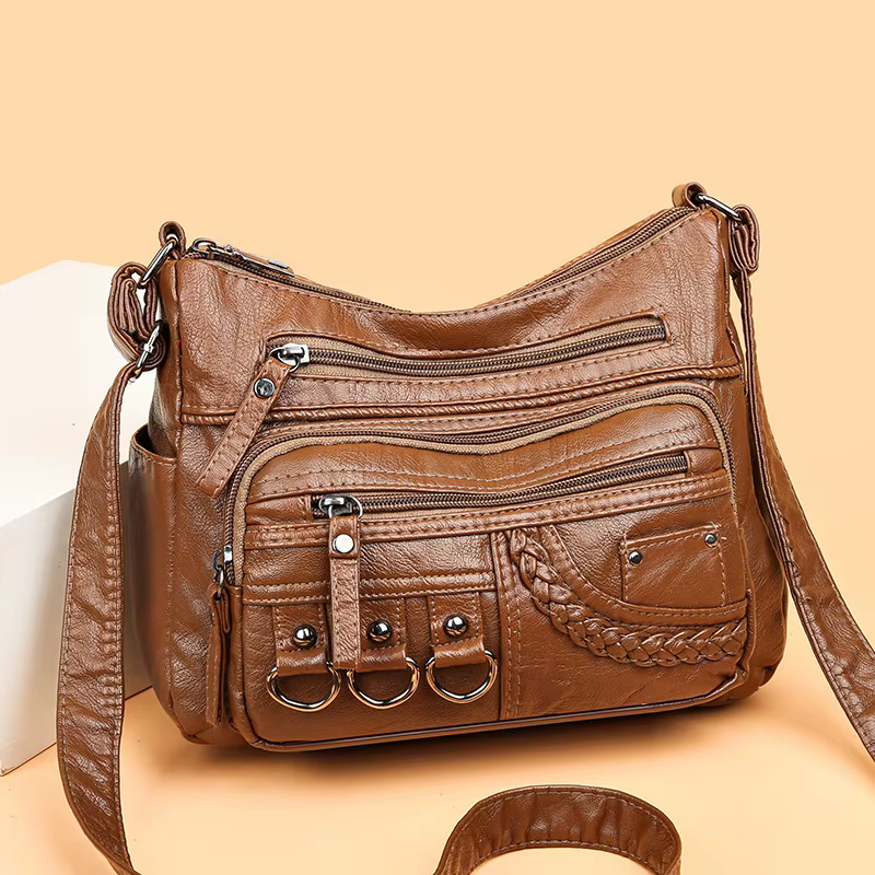 Sac à bandoulière en PU vintage