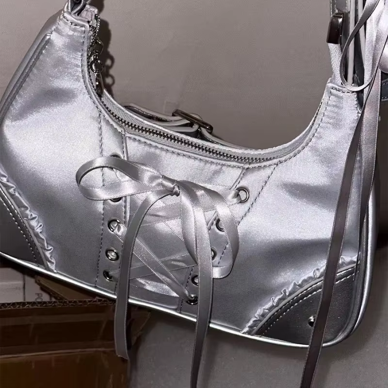 Mignon Y2k femmes sac à bandoulière mode élégant doux Lolita Jk Ita sac Transparent littéraire Kawaii exquis femme sac